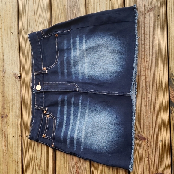 No Boundaries women's jean skirt size 15 - Picture 1 of 9